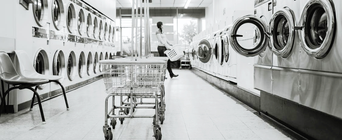 black-and-white-clean-housework-launderette